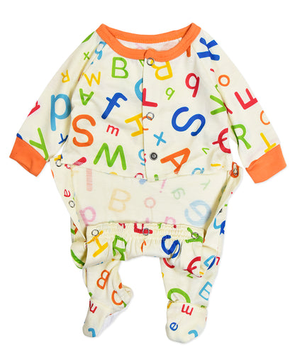 Infant Footed Pajamas with Stainless Steel Snaps