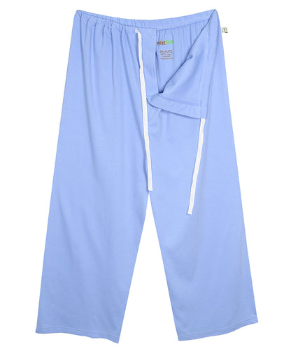 Unisex Patient Drawstring Pants (Medium, Light Blue)